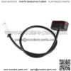 Suitable for No. 9 scooter body accessories Ninebot MAX G30 brake light prompt tail light one piece drop-shipping