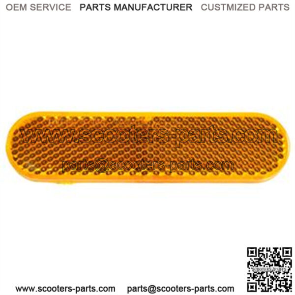 Reflector PIAGGIO side cover, rear, left & right