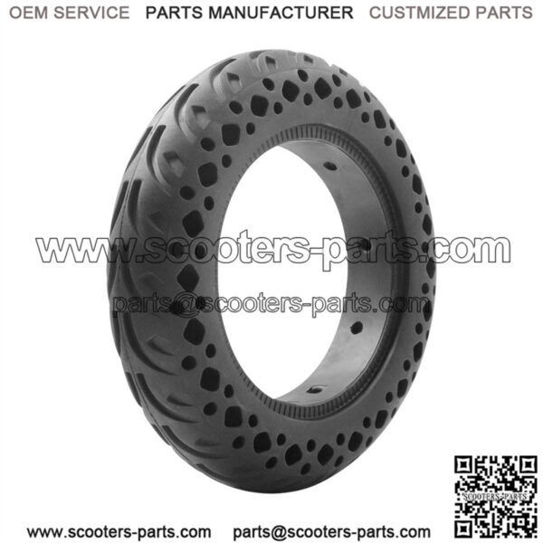 Applicable to MAX G30 electric pulley without inflatable outer honeycomb explosion-proof tire puncture-proof tire 10*2.5 solid tire - Image 3