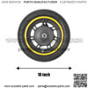 Suitable for Ninebot MAX G30 electric scooter 10 inch front wheel with vacuum tubeless tire assembly - Image 2