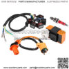 Ignition Coil Kit Racing CDI Spark Plug Magneto Stator Wiring Harness Moped Scooter for GY6 125cc 150cc