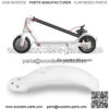 Electric Scooter Rear Fender With Hook Mijia M365 Black White Rear Fender Water Block