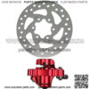 Red Brake Caliper & 120mm(4.72") Disc Rotor Brake for MBX10 MBX11 Moto Rear Mini Bike 47cc 49cc Pocket Bike Goped Scooter Go-Kart Mountain / Sports Bike - Image 3