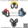 scooter front double hook M365 Pro universal double vertical hook frame double hook modified hook