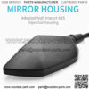 ATV Mirrors Hawk-Eye Rear View Convex Universal 7/8 Handlebar Mount Compatible with Motorcycle Dirt Bike Quad Street Bike Adventure Snowmobile Jet ski Scooter Coolster Moped GY6 ATV's - Image 3