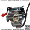 PD24J Carburetor for 4-Stroke GY6 125cc 150cc ATV Go Karts Scooter Mopeds QMJ/QMI157 QMJ/QMI152 - Manifold Intake diameter 24mm PD24J Carb - Image 5