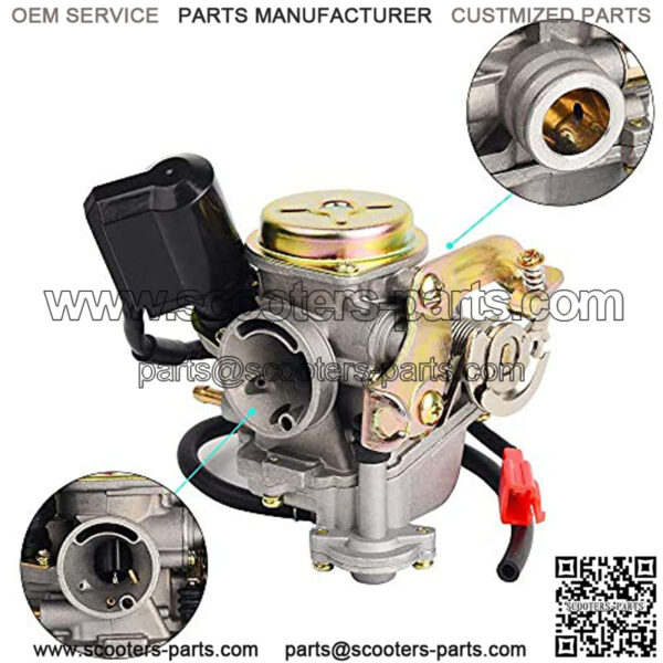 Carb Carburetor for Scooter 50cc GY6 139QMB Moped 49cc 60cc - Image 3