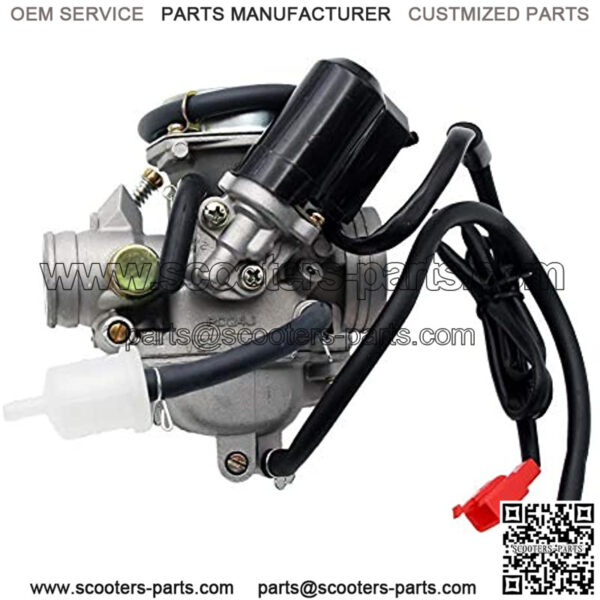PD24 24mm Carburetor + Fuel Filter For GY6 150cc Scooter Moped Carburetor CARB ATV Gokart Baja - Image 3