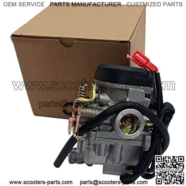 PD20J Carburetor for GY6 49cc 50cc 4 Stroke Scooter Moped Carburetor 20mm Big Bore 139QMB 139QMA Moped ATV Go Kart Quads Buggy Kymco