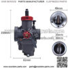 RACING PARTS Replacement Orginal High Performance Speed Modified Carburetor PE30MM Main Slow Fit Motorcycle Scooter Atv Dirt bike 180CC-300CC Honda Yamaha Suzuki Kawasaki CG GY6 Engine - Image 2