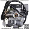 139QMB GY6 Carburetor Air Filter Ignition Coil Compatible with 18mm PD18J Carburetor 49cc 50cc Scooter Kymco Jonway Baja Banzer Barton Zipp Romet Jmstar Lance NST Peace - Image 2