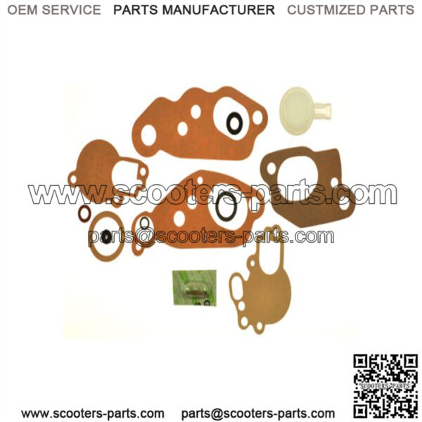 Carburetor Repair and Gasket Kit with Needle and Float for Vespa SI Carburetors