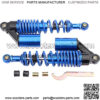 1 Pair 320mm Rear Air Shock Absorbers Fits GY6 Scooter Electric Scooter ATV Go Kart Quad Dirt Sport Bikes Universal Motorcycle - Blue - Image 3