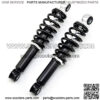 Suspension Shock 1 Pair 220mm 300lbs Off-Road Moto Air Rear Spring Shock Absorber Suspension for Bicycle E-Bike Motorcycle ATV Scooter Pit Bike for Bike car