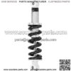 Rear Shock Absorber,7.9in Rear Shock Absorber Suspension Damper 1200lb/in Universal for Motorcycle ATV Scooter