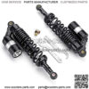 1 Pair Motorcycle Shock Absorber Universal Motorcycle Air Shock Absorbers Rear Suspension Fit for ATV Scooter Dirt Pit Street Bike Falling Protection 350mm Motorcycle Shock Absorber