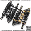 1 Pair Motorcycle Shock Absorber Universal Motorcycle Air Shock Absorbers Rear Suspension Fit for ATV Scooter Dirt Pit Street Bike Falling Protection 350mm Motorcycle Shock Absorber - Image 3