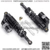 Spring Assemblies Pair Universal 280/320/340360/380mm Motorcycle Air Shock Absorbers Rear Suspension for ATV Scooter Dirt Pit Street Bike Motorcycle Rear Damping (Color : 280mm Gold) - Image 2
