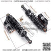 Spring Assemblies Pair Universal 280/320/340360/380mm Motorcycle Air Shock Absorbers Rear Suspension for ATV Scooter Dirt Pit Street Bike Motorcycle Rear Damping (Color : 280mm Gold) - Image 5