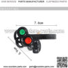 Motorcycle Horn Turn Signal Headlight Switch for 7/8" Handlebar Dirt Bike Scooter ATV - Image 2