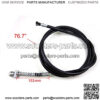 76.5" Rear Drum Brake Cable for 50cc 125cc 150cc 250cc GY6 Chinese Scooter Moped Roketa Taotao Jonway NST Bravo Geely TNG Boreem