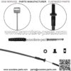 Suitable for electric scooter Ninebot max G30 brake cable set brake cable assembly - Image 3
