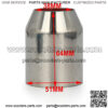 Motorcycle Universal 1.5-2" Inlet Hexagon Exhaust Pipe Slip On Scooter Motorbike ATV Dirt Street Bike - Image 3