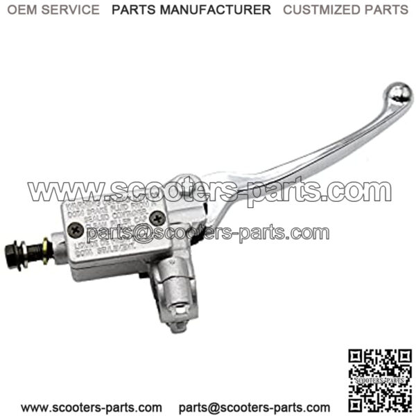 7/8 Inches Right Hydraulic Brake Master Lever Cylinder for 50cc 70cc 90cc 110cc 125cc Pit Dirt Bike ATV Quad Scooter Moped 10mm