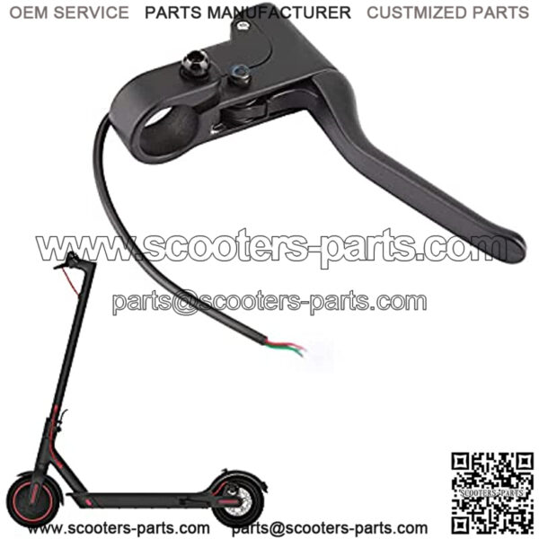 Scooter Brake Handle Aluminum Brake Handle Brakes Lever Part Replacement Compatible for Xiaomi 1S M365 Pro2 Electric Scooter