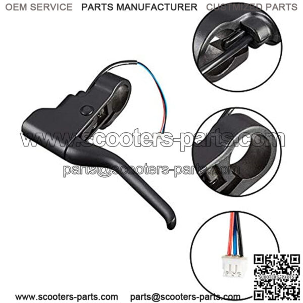 Scooter Brake Handle Aluminum Brake Handle Brakes Lever Part Replacement Compatible for Xiaomi 1S M365 Pro2 Electric Scooter - Image 5
