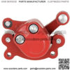 Brake Caliper and Pad for Classic 80cc MM-B80 105cc MM-B105 1000w MM-E1000 Motovox MBX10 MBX11 Coleman CT100U CC100X Mini Bike 47 49cc Mini ATV Standard Scooter Dirt Pocket Bike Go Kart Red - Image 3
