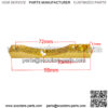 Electric scooter disc brake conversion seat M365PRO brake adapter bracket disc brake modified oil brake - Image 2