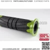 KiWAV Handlebar Hand Grips Black Green compatible for Custom Motorbike Motorcycle Scooter ATV Dirt Bike 7/8 and 1 Inch - Image 2