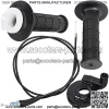 Twist Throttle Accelerator Handle Grip Cable Set for 50cc-90cc 110cc 125cc 140cc 150cc 200cc 250cc 4-Stroke Engine Pit Dirt Mini Pocket Bike ATV Quad Scooter CRF50 XR50 7/8inch 22mm Handlebar