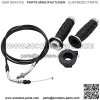 Throttle Twist Grip Set With 7/8" Scooter Holder Housing Throttle Cable For Gy6 50cc 80cc 125cc 150cc - Image 2