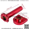 Throttle Twist Grips, Universal 7/8" 22mm Handlebar Throttle Twist Grips Accelerator for Motorcycle Scooter Dirt Bike(Red) - Image 3