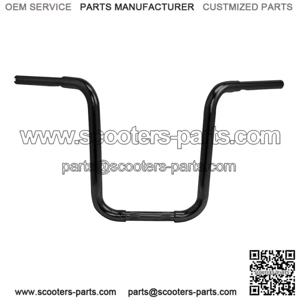 14" Rise 1 1/4" Ape Hanger Handlebar Fit For Harley Softail Fatboy Sportster XL