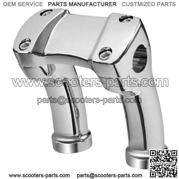 4" Handlebar Riser 1" Bar Fit For Harley Touring Honda VTX 1300 C VTX 1800 Retro (For: Harley-Davidson)
