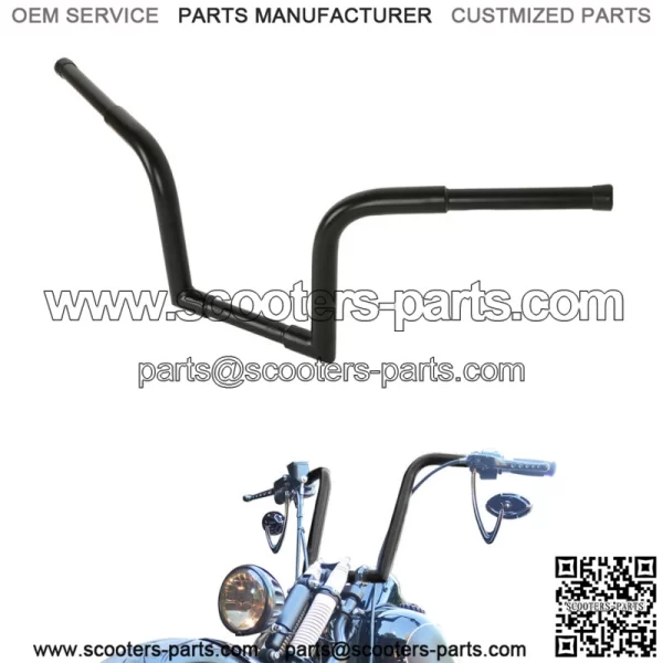 Ape Hangers Bars FAT 1-1/4" 10" Rise Handlebars Fit For Harley Softail Sportster (For: Harley-Davidson)