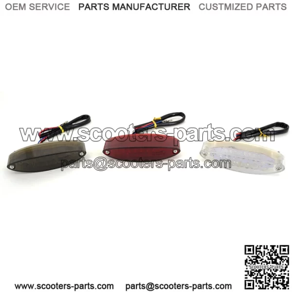 Electric scooter LED rear tail light motorcycle modification accessories large displacement sports car brake light