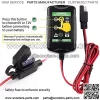 6V 12V 1.5A Trickle Battery Charger, Universal Power Battery Maintainer for Car, Automotive, Vehicle, Motorcycle, Lawn Mower, Marine, Boat, Snowmobile, ATV, RV, SLA AGM GEL CELL Lead Acid Battery - Image 2