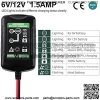 6V 12V 1.5A Trickle Battery Charger, Universal Power Battery Maintainer for Car, Automotive, Vehicle, Motorcycle, Lawn Mower, Marine, Boat, Snowmobile, ATV, RV, SLA AGM GEL CELL Lead Acid Battery - Image 3